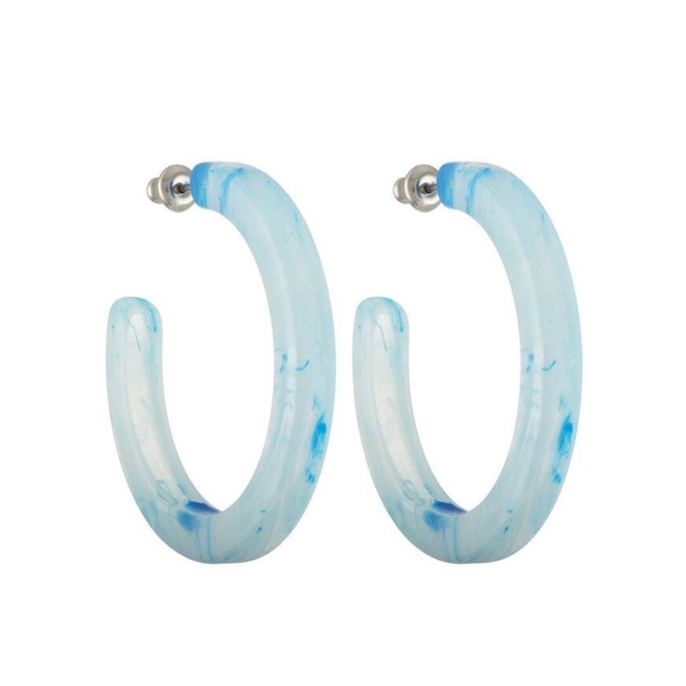 Machete Hoop Earrings Midi Oceana